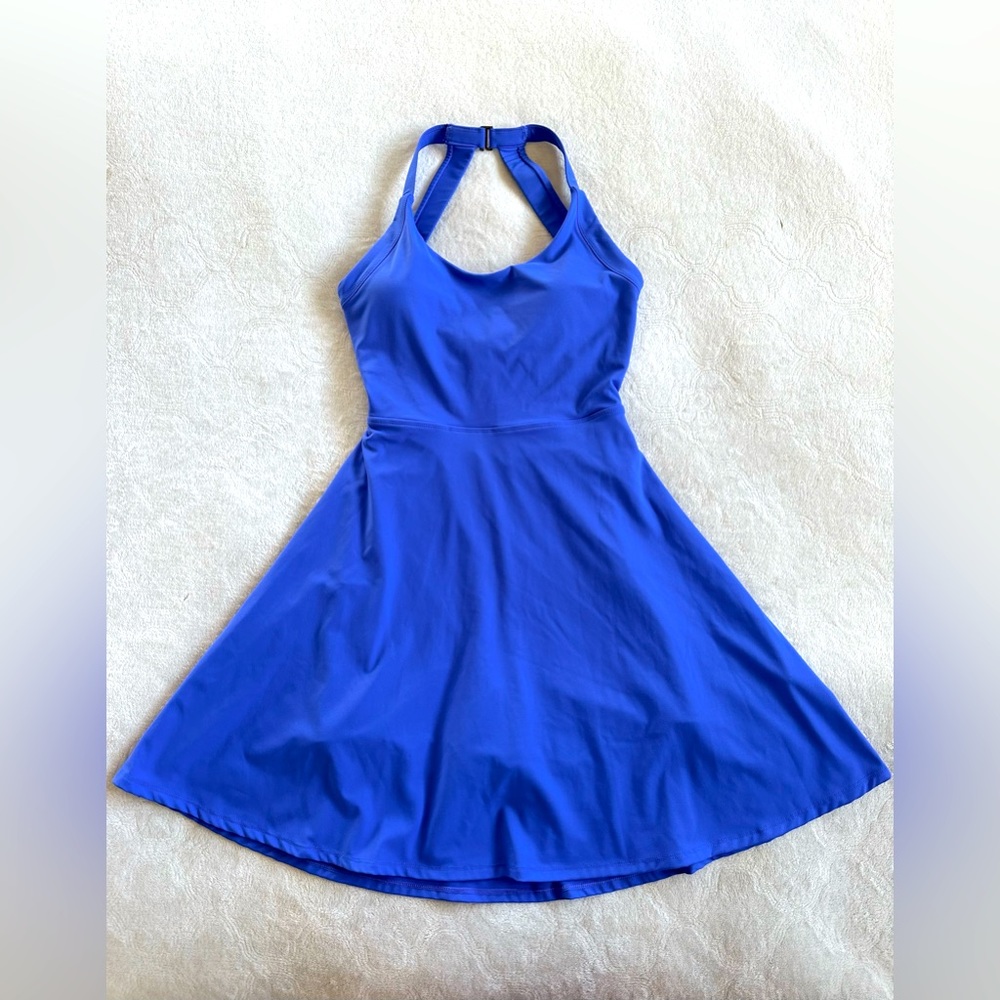 Womens Athletic Purple Halara cutout twisted backless dress size XS S